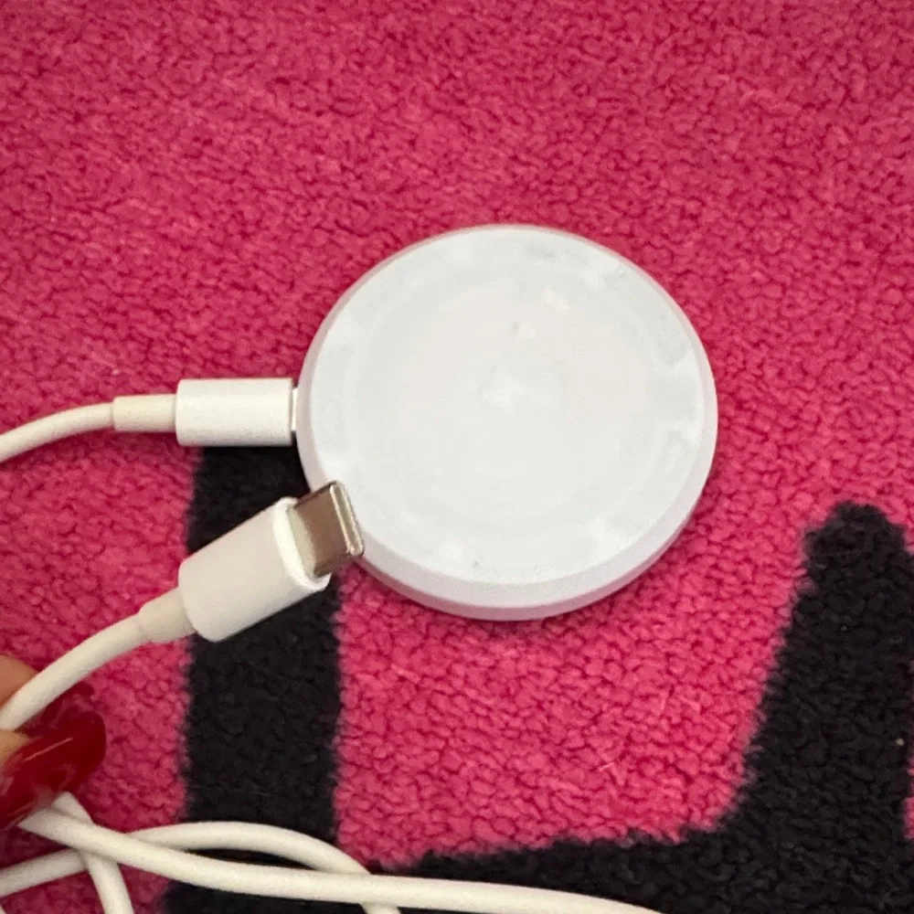 Sanrio White Magnetic Charger Cable with Colorful Character Puck